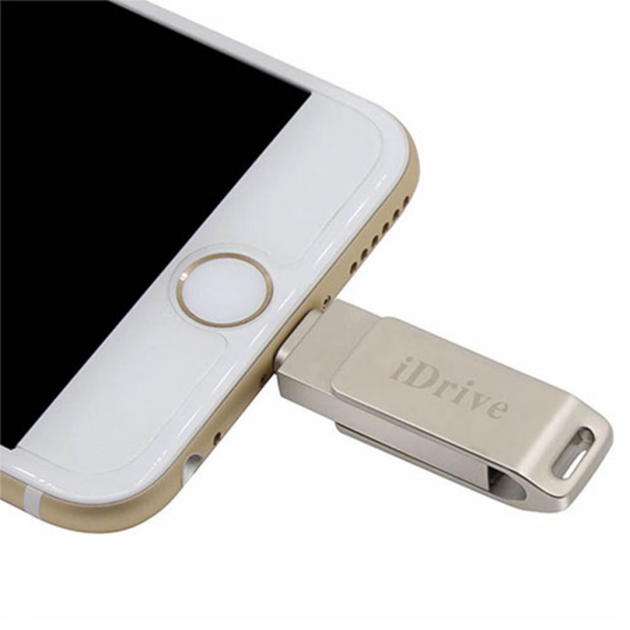 Флешка для iPhone і iPad 32GB IDRIVE Original Lightning / USB 2.0 - Фото 4 Флешка для iPhone і iPad 32GB IDRIVE Original Lightning / USB 2.0 - зображення 4