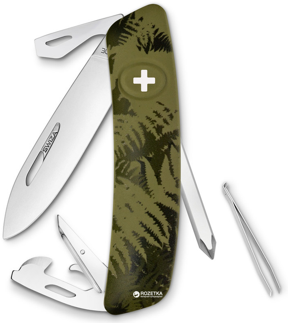 Швейцарский нож Swiza C04 Silva Khaki (KNI.0040.2050) - изображение 1