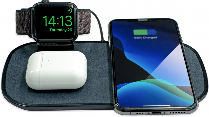 Беспроводное зарядное устройство Mophie 3в1 Charging Pad для с ...