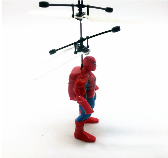 Игрушка Индукционная Летающая Супер Герой Heroes 2 Avengers Человек-Паук Spider-Man LED Марвел Marvel (T007-2) - изображение 2