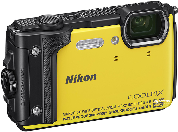 Фотоапарат Nikon Coolpix W300 Yellow (VQA072E1) купити на