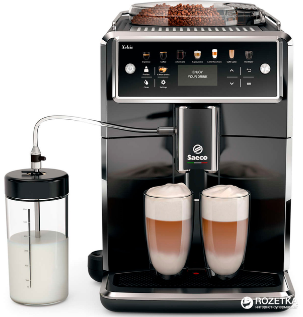 Кавомашина SAECO Xelsis Black SM7580/00 - зображення 4