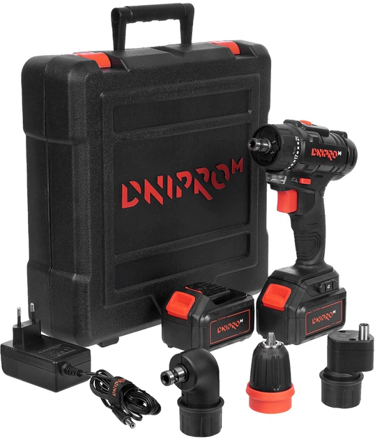 Аккумуляторная дрель-шуруповерт Dnipro-M CD-182 QX (82368000