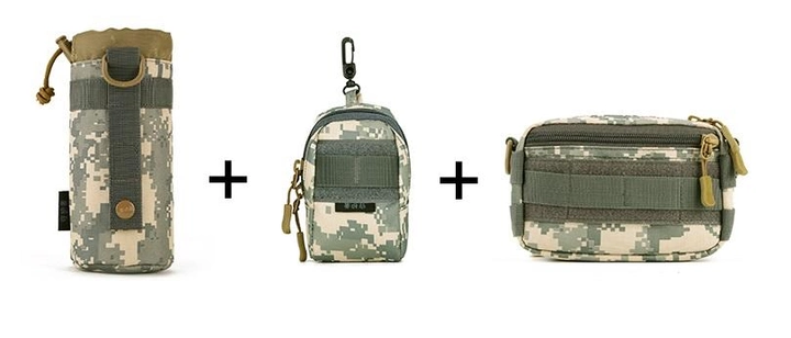 Комплект підсумків до сумок/ рюкзаків Protector Plus А001, А002, А005 ACU - зображення 1