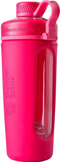 Шейкер BlenderBottle Radian Glass с шариком 820 мл Розовый (Glass_Pink) - изображение 2