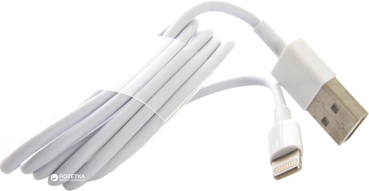 Кабель DRAFT USB 2.0 AM - Lightning 1 м White (145797)(GM-KDIPH6 ...