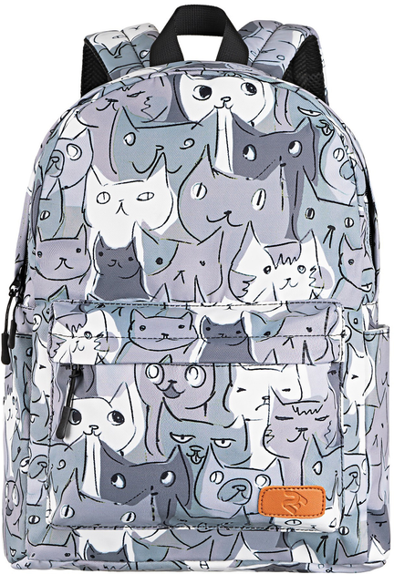 Рюкзак 2E TeensPack 13" Cats Grey (2E-BPT6114GC) - зображення 1