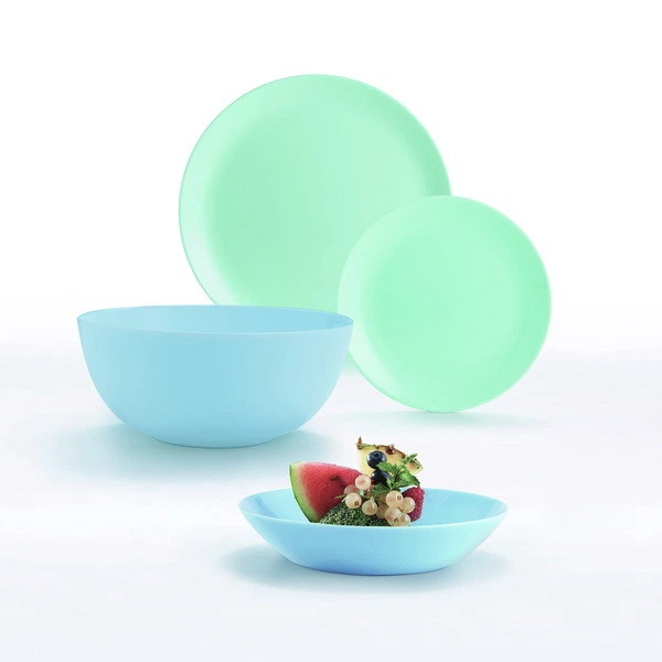 Plato Llano Diwali Light Turquoise 25cm Luminarc | Cuotas sin interés