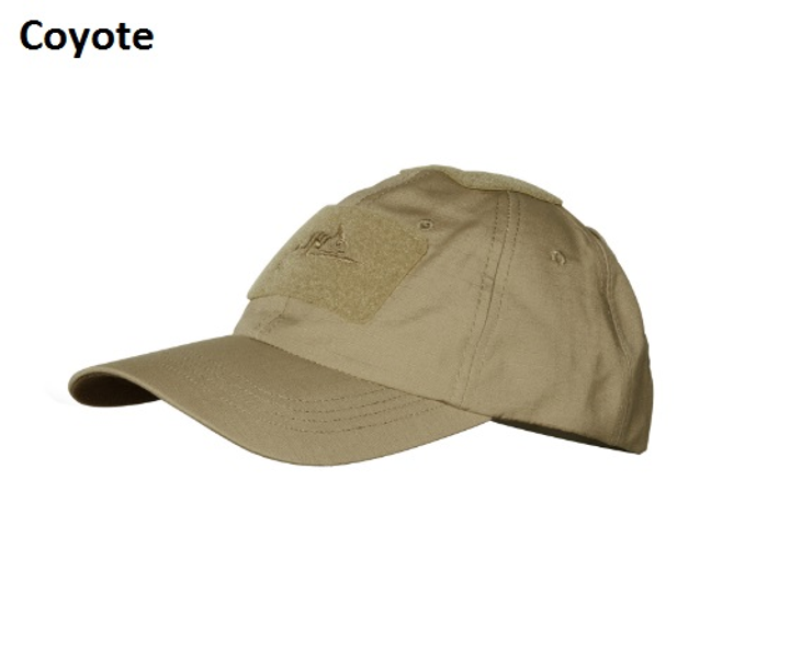 Тактична кепка Helikon-Tex Baseball CAP CZ-BBC-PR - PolyCotton Ripstop Койот (Coyote) - зображення 1