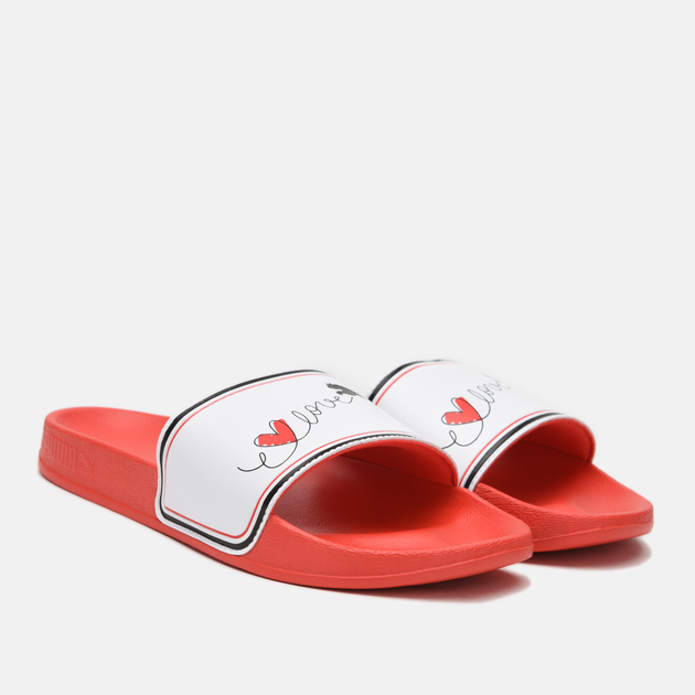 puma leadcat slides red