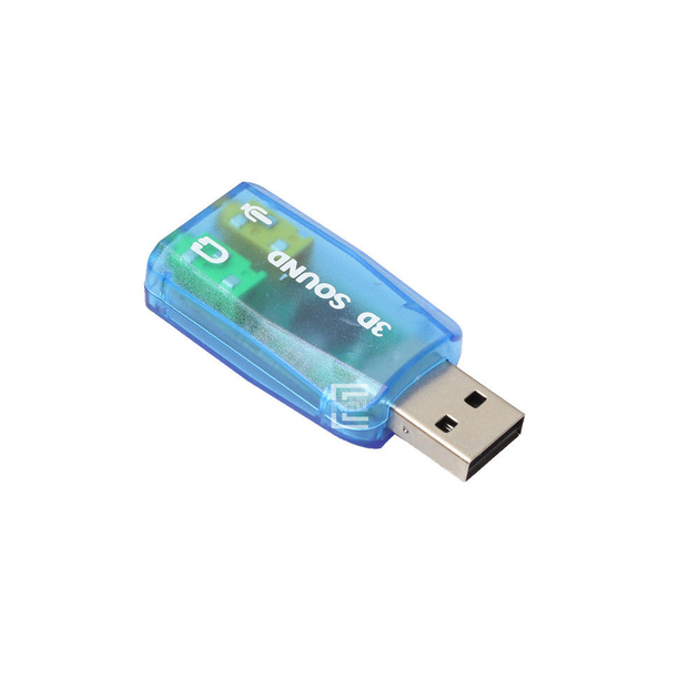 Звуковая карта Ewell USB 3D Sound, 2 Channel (EW063) - изображение 1