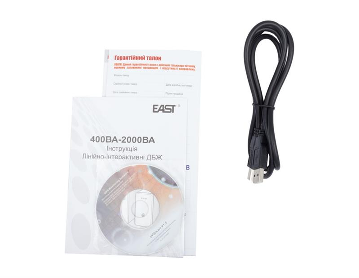 ИБП East EA-850U LCD, Line Int., AVR, 2хSchuko, USB (05900071) - изображение 5