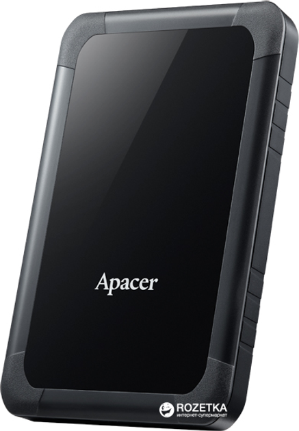 Жорсткий диск Apacer AC532 1TB 5400rpm 8MB AP1TBAC532B-1 2.5" USB 3.1 External Black - зображення 2