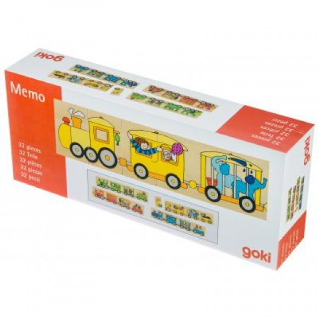 Пазл Goki Цветной паровоз (56945) - изображение 1