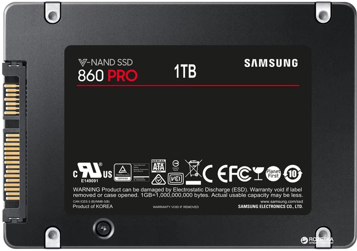 SSD диск Samsung 860 Pro series 1TB 2.5