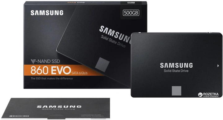 SSD диск Samsung 860 Evo-Series 500GB 2.5