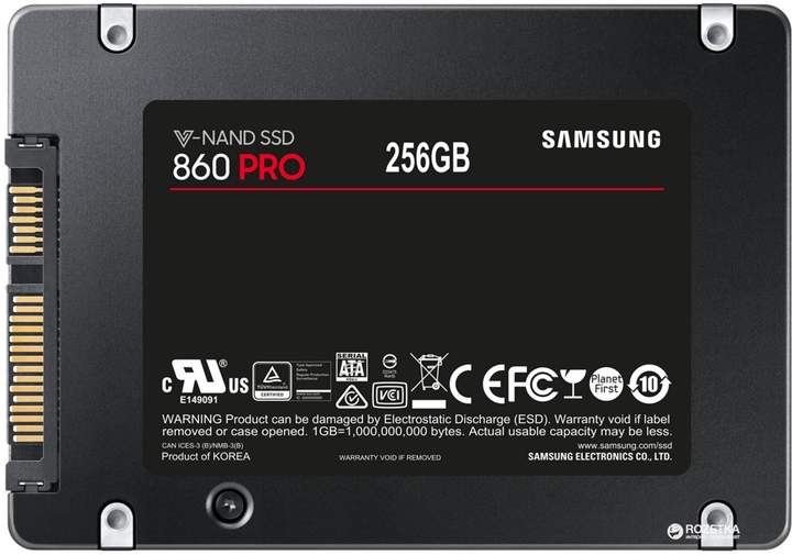 SSD диск Samsung 860 Pro series 256GB 2.5