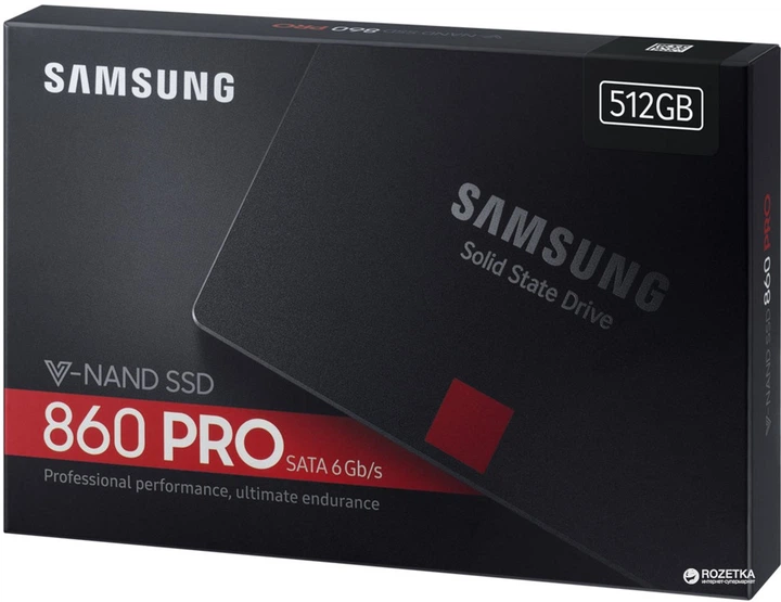 SSD диск Samsung 860 Pro series 512GB 2.5