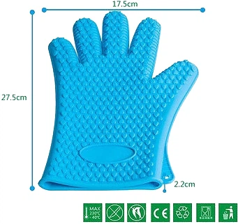 Силиконовая перчатка Supretto Синяя (U077-0004) (2000100017685) – фото ...