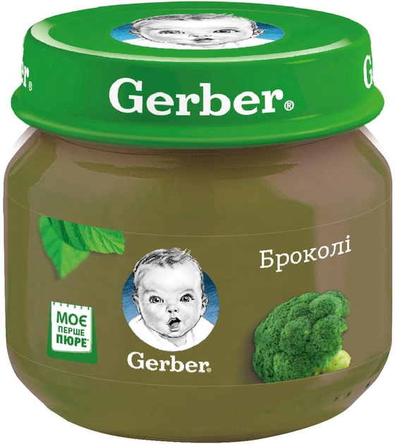 Упаковка овощного пюре Gerber Брокколи с 6 месяцев 80 г х 12 шт (5900452015629) - изображение 2