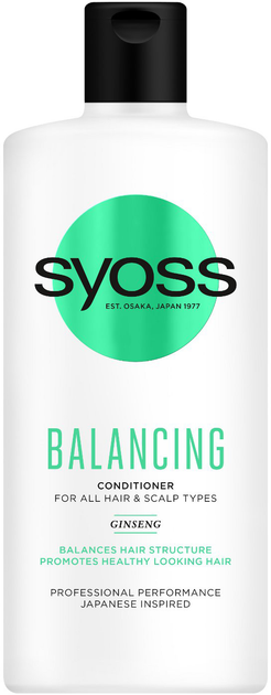 Бальзам Syoss Balancing с женьшенем для всех типов волос и кожи головы ...