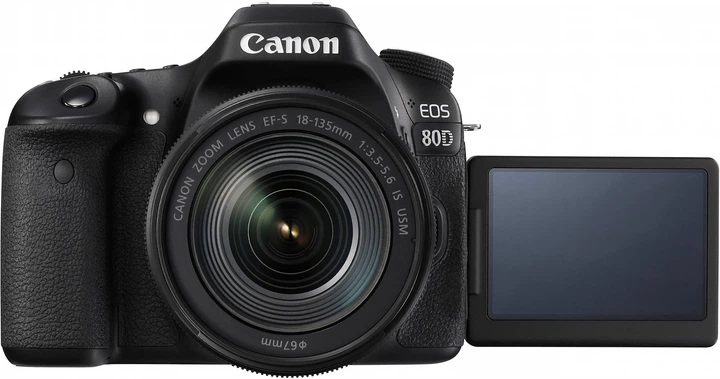 Фотоаппарат Canon EOS 80D EF-S 18-135mm IS Nano USM Kit купить на