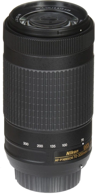 Nikon AF-P DX Nikkor 70-300mm f/4.5-6.3 G ED VR – фото, відгуки