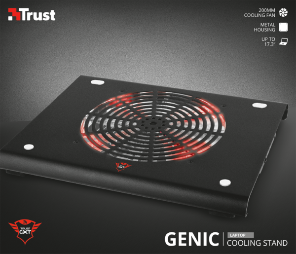 ПОДСТАВКА ДЛЯ НОУТБУКА TRUST GXT 277 NOTEBOOK COOLING STAND PRO - изображение 6