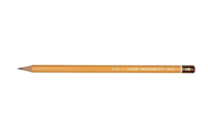 Карандаш чернографитный HB Koh-i-noor 1500/HB, 01245 - Фото 1 Карандаш чернографитный HB Koh-i-noor 1500/HB, 01245 - изображение 1