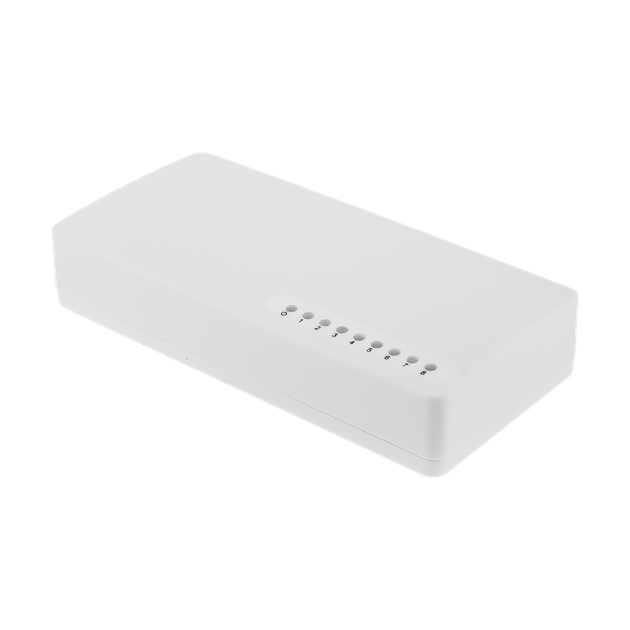 8-портовий комутатор мережевий Green Vision GV-002-H-08P - зображення 2