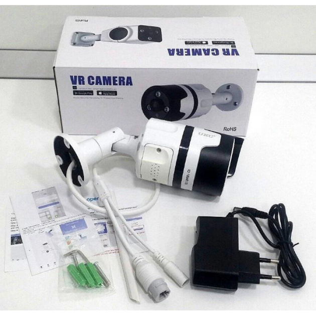 Камера настенная потолочная уличная 2 в 1 CAMERA CAD 7010 WIFI ip Белая (47262) - Фото 1 Камера настенная потолочная уличная 2 в 1 CAMERA CAD 7010 WIFI ip Белая (47262) - изображение 1