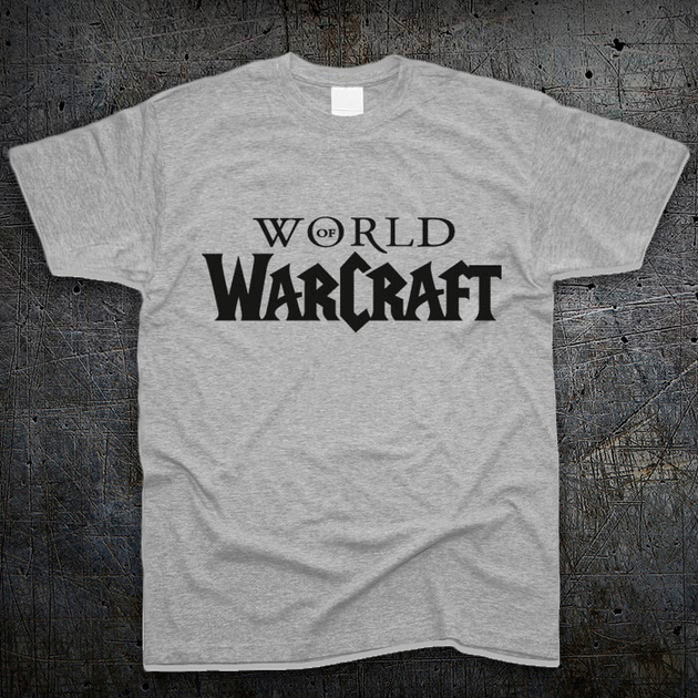 Футболка Fruit of the Loom Варкрафт World of Warcraft WoW Серый XXL (719284) 