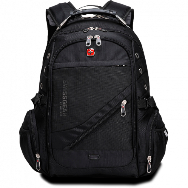 Универсальный рюкзак с дождевиком для мужчин Swiss Gear 8810 EDITION PRO Черный (1-00332) - изображение 1