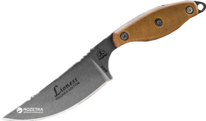 Туристичний ніж TOPS Knives Lioness Rockies Edition LION-TBF (2000980422043) - зображення 1