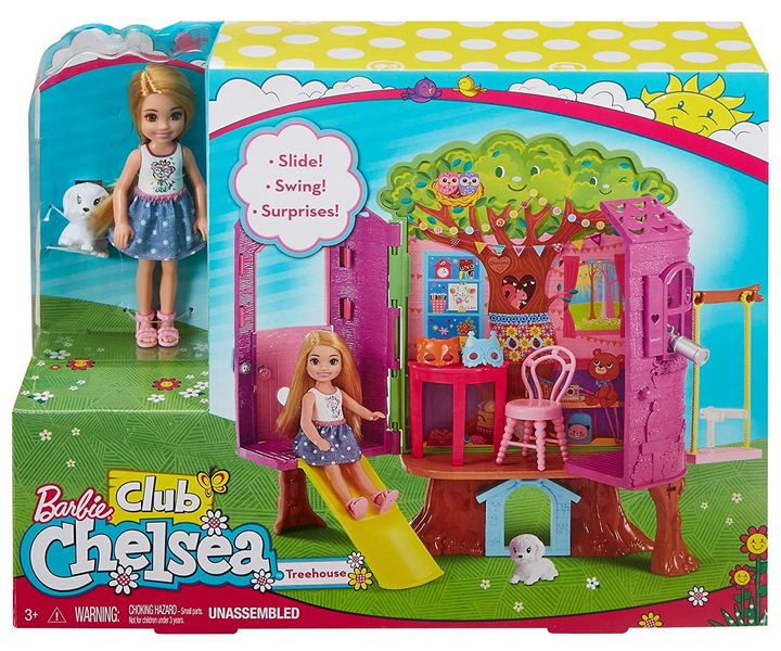 Barbie club shop chelsea treehouse