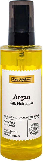 Эликсир для волос Stara Mydlarnia Argan с маслом арганы и шелком 100 мл (5901638418357) 