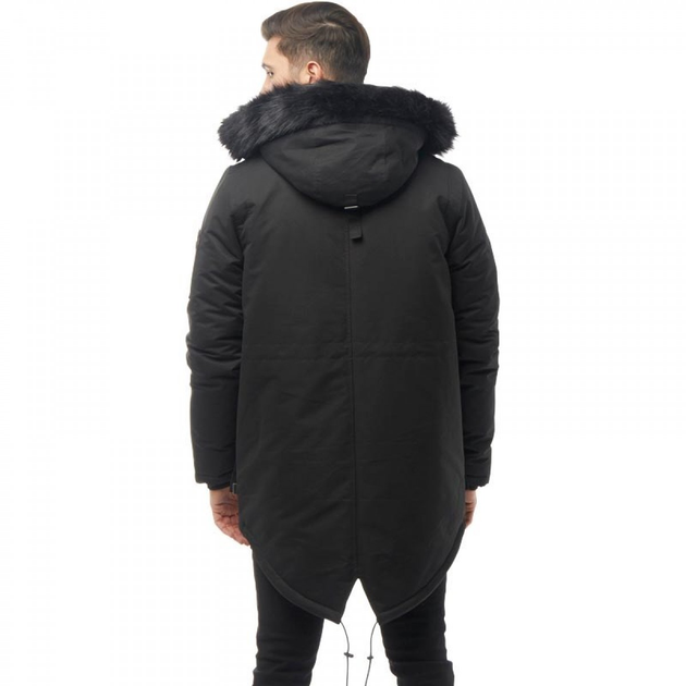 Bellfield mens nimrod discount fur lined parka black