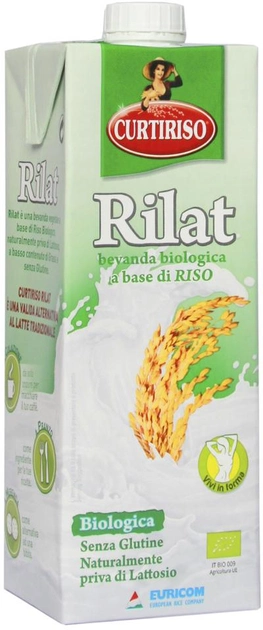 Рисовый напиток Curtiriso Rilat 1 л (8017759646016) - изображение 1