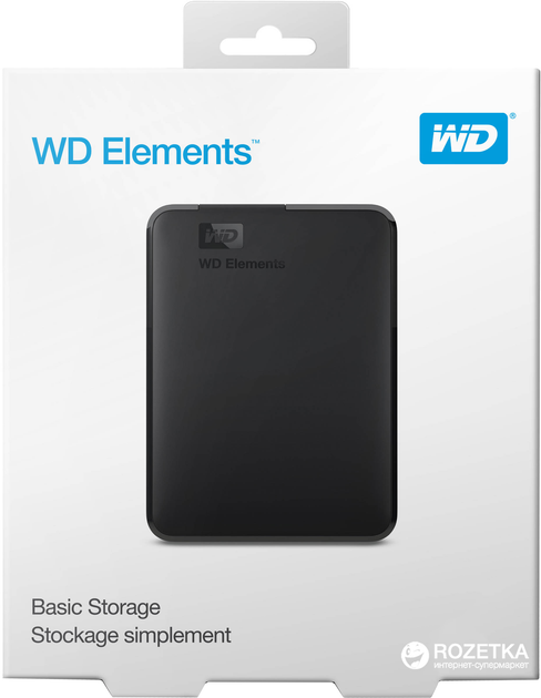 Жорсткий диск Western Digital Elements 4TB WDBU6Y0040BBK-WESN 2.5 USB 3.0 External Black - зображення 7
