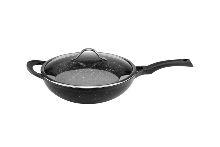 Vinzer Сковорода WOK з кришкою Premium Granite Induction Line 32 см ...