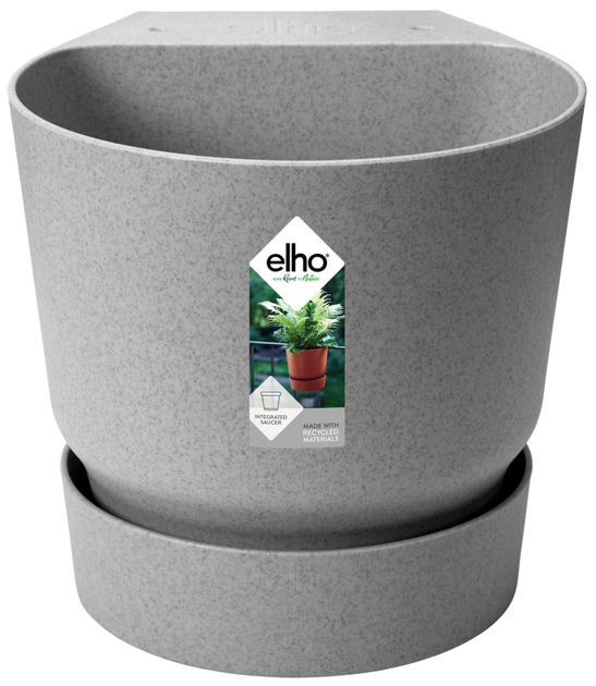 Вазон Elho Greenville Plant Hanger Single 23 см Светлый гранит (349714) - изображение 4