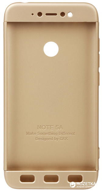 Акція на Панель BeCover Super-protect Series для Xiaomi Redmi Note 5A Gold від Rozetka