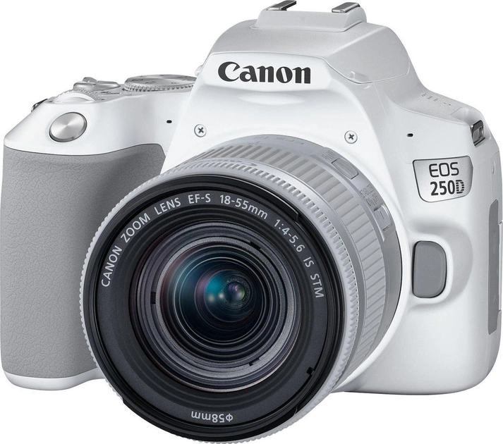 Фотоапарат Canon EOS 250D 18-55 IS White (3458C003AA) Офіційна гарантія! - зображення 1