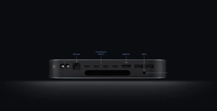 Комп'ютер Apple Mac mini Late 2018 (Z0W10006C) Space Gray - зображення 7