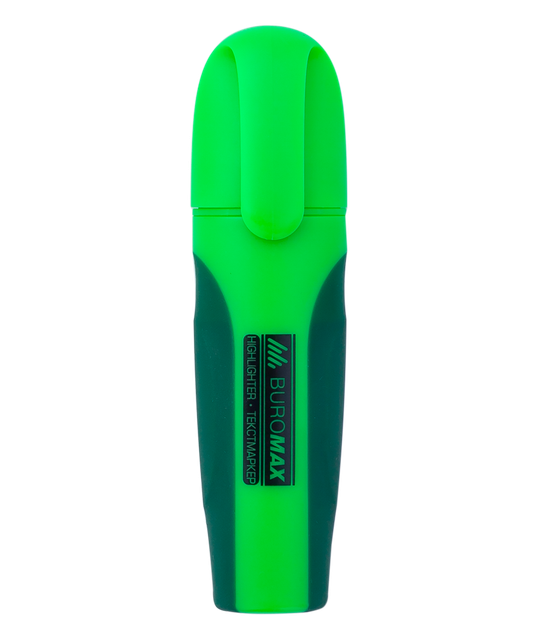 Текст-маркер Buromax Neon с резиновыми вставками 2-4 мм Зеленый (ВМ.8904-04) - изображение 2