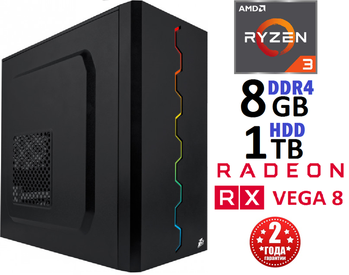 Компьютер Игровой Ryzen 3 3200G V1 – фото, отзывы, характеристики