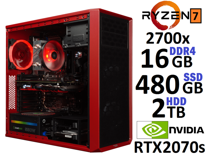 Компьютер Игровой Ryzen 7 2700X RTX2070 8Gb SUPER – фото Компьютер Игровой Ryzen 7 2700X RTX2070 8Gb SUPER – фото