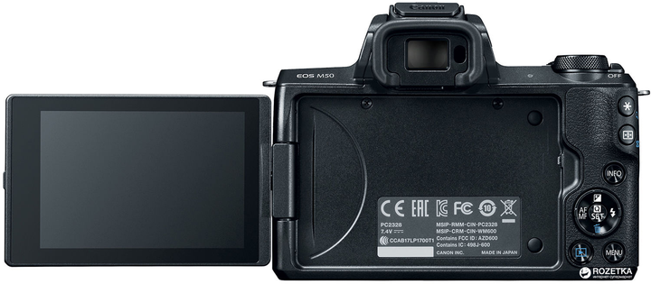 Canon eos M50 Canon EF-M 15-45mm 動作品 Фотоаппарат Canon EOS M50 Mark II + 15-45 IS STM Kit White