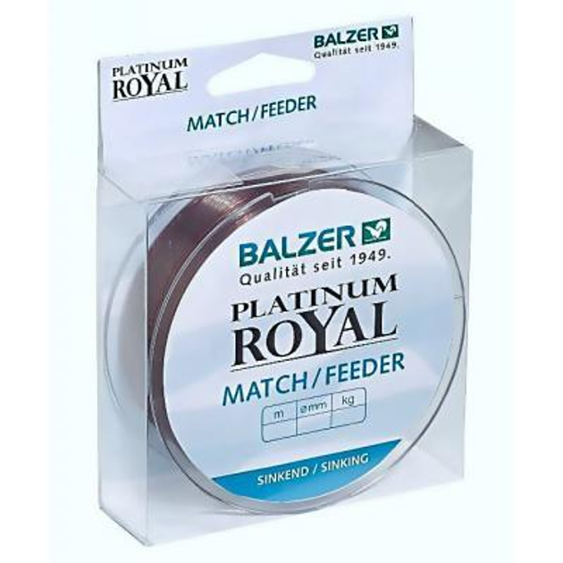 Леска Balzer Platinum Royal Match/Feeder 0.16мм 200м 2.50кг тонущая ...