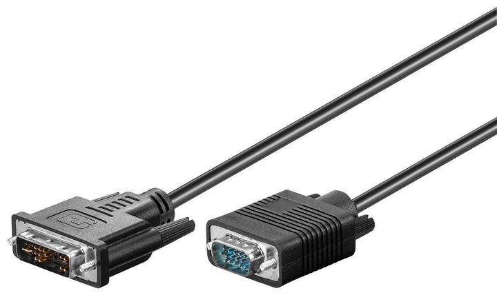 Кабель монітора-адаптер Goobay DVI-VGA HD15 M/M 15.0m 2xShielded AWG29 ...